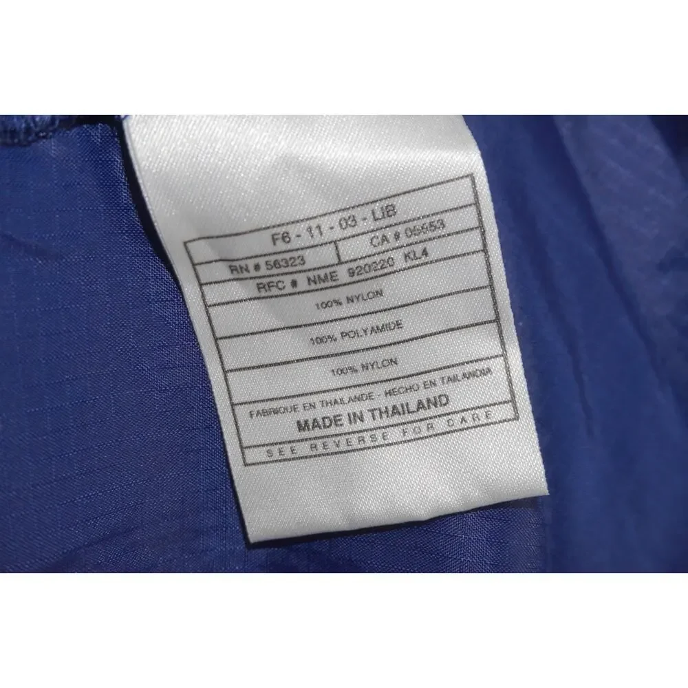 Vintage Nike Youth XL Blue Nylon Track Shorts Swoosh Logo Y2K Athletic